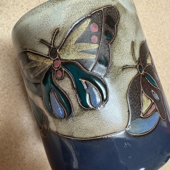 Butterfly coffee mugs. Handmade. - Picture 8 of 12